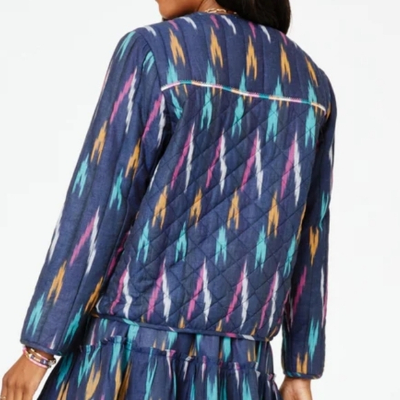 ROLLER RABBIT Ikat Holly Navy Multi Jacket NWT - Picture 3 of 5